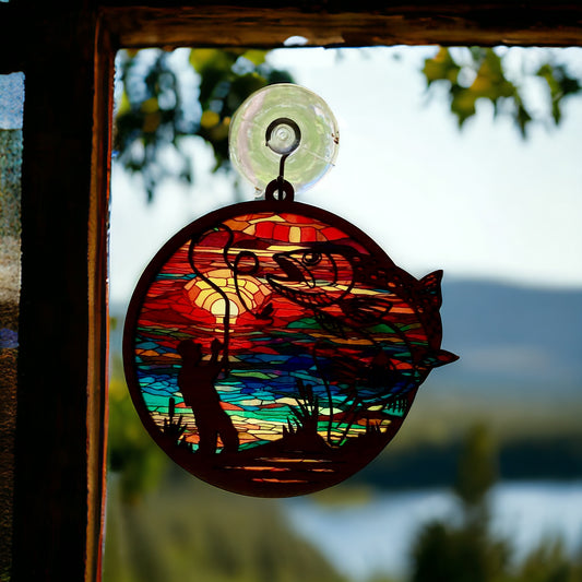 Fishing Suncatcher